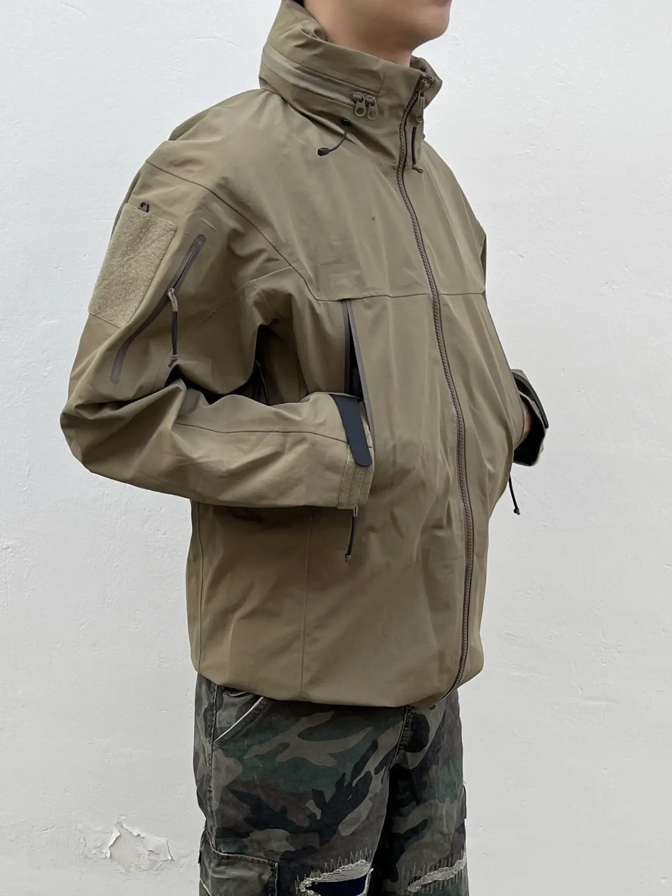 Chaqueta plumón hardshell con capucha – Exterior para montaña acampada - imagen 5
