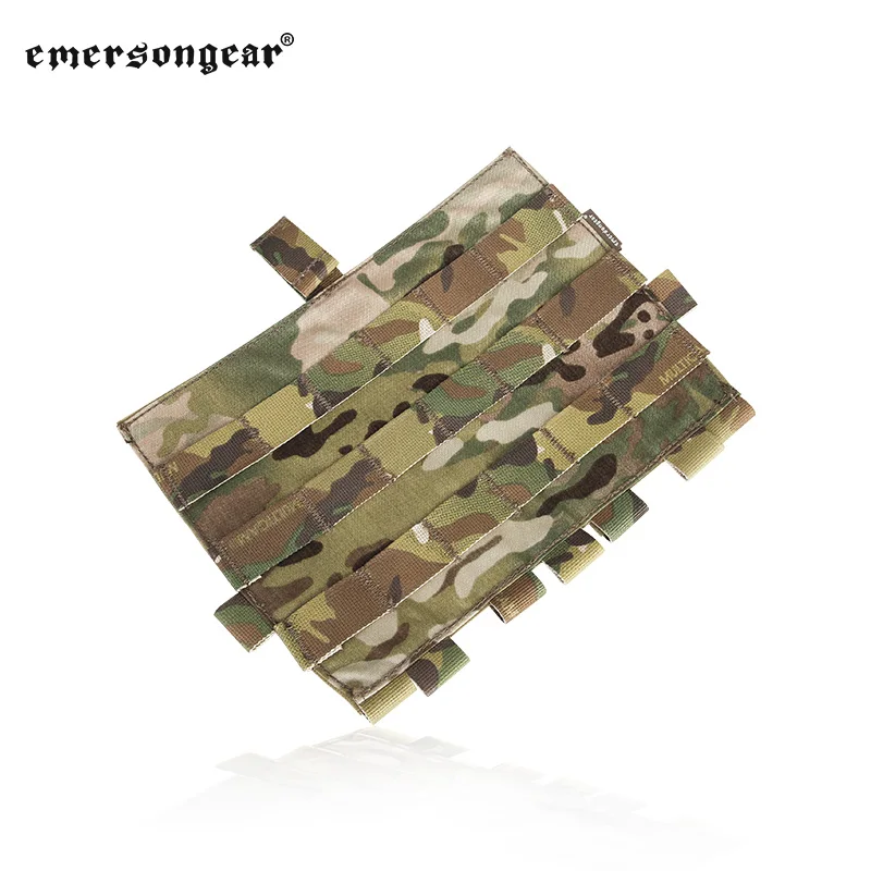 Emersongear-Panel MOLLE frontal desmontable táctico, bolsa de plataforma Modular para AVS JPC2.0, chaleco de caza, armadura corporal, Airsoft, nailon, para exteriores - imagen 4