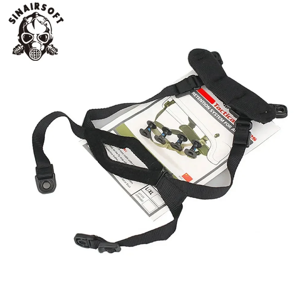 Sistema de retención de casco táctico MICH ACH, correa para la barbilla en forma de H para ACH/MICH/casco rápido, Airsoft, caza, Paintball, seguridad deportiva - imagen 2