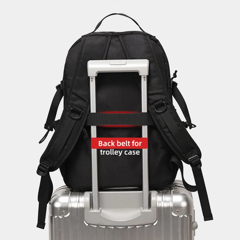 Mochila deportiva portátil para gimnasio, gran capacidad, multibolsillos, para viajes al aire libre, senderismo, Camping, mochila para ordenador portátil, bolsa para estudiantes - imagen 5