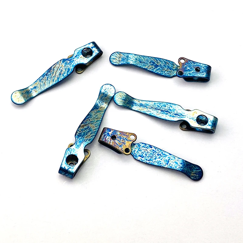 Clip de transporte profundo portátil para Spider SM C229, anodización, aleación de titanio, cuchillo de bolsillo, herramienta de equipo de bolsillo C229 EDC, 1 unidad - imagen 2