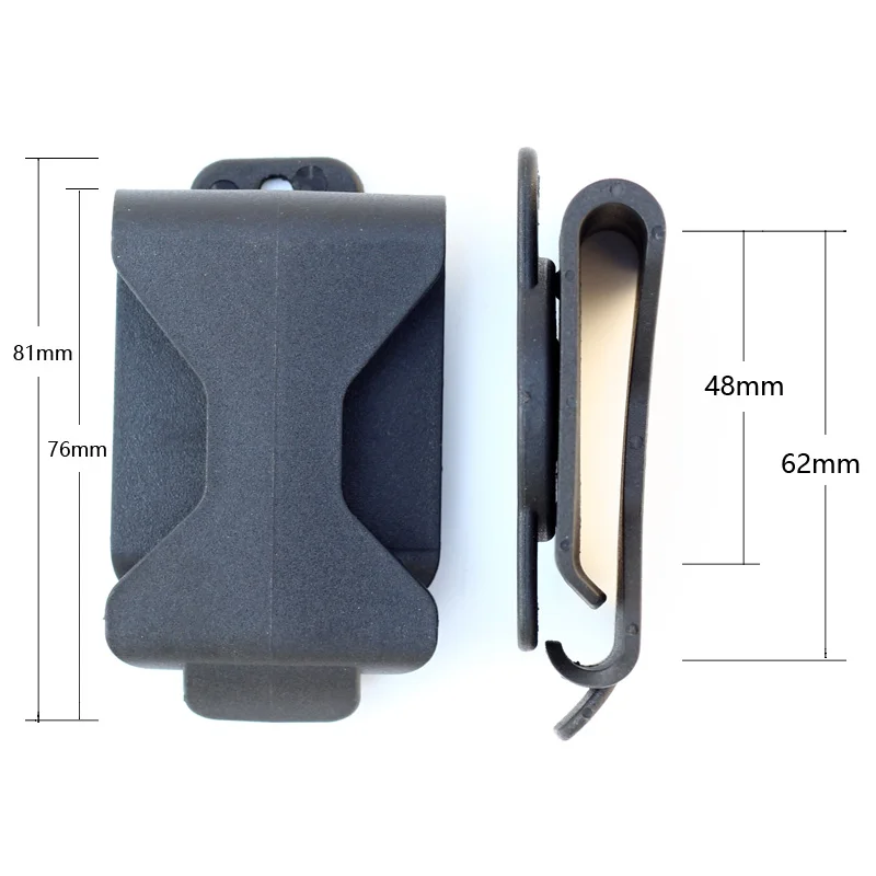 Funda táctica para pistola, Clip para cinturón, trabillas para cuchillo, funda Kydex con tornillo, rotación de 360 grados, 3 unidades - imagen 2
