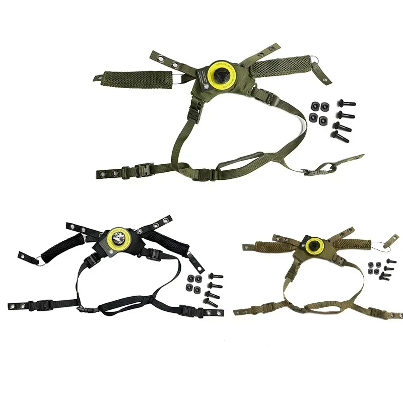 Equipo Wendy casco colgante sistema de suspensión correa de barbilla para equipo Wendy FAST MICH táctico Airsoft casco Accesorios - imagen 2