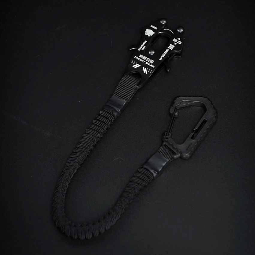 Táctico de liberación rápida con hebilla elástica de acero metálico, cierre ajustable multifuncional para decoración de mochila deportiva al aire libre - imagen 3