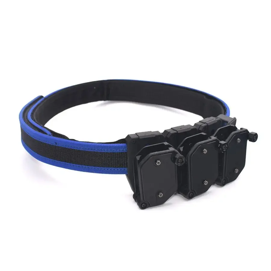 Cinturón de disparo de alta velocidad IPSC USPSA azul con cargador de pistola de velocidad multiángulo 3x - imagen 3