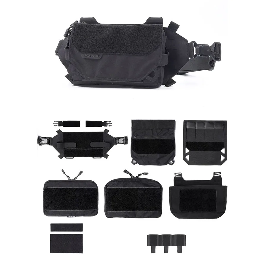 Bolsa médica táctica para el pecho, rollo de 1 bolsa para traumatismos, bolsa médica IFAK, botiquín de primeros auxilios, bolsa de camuflaje - imagen 5