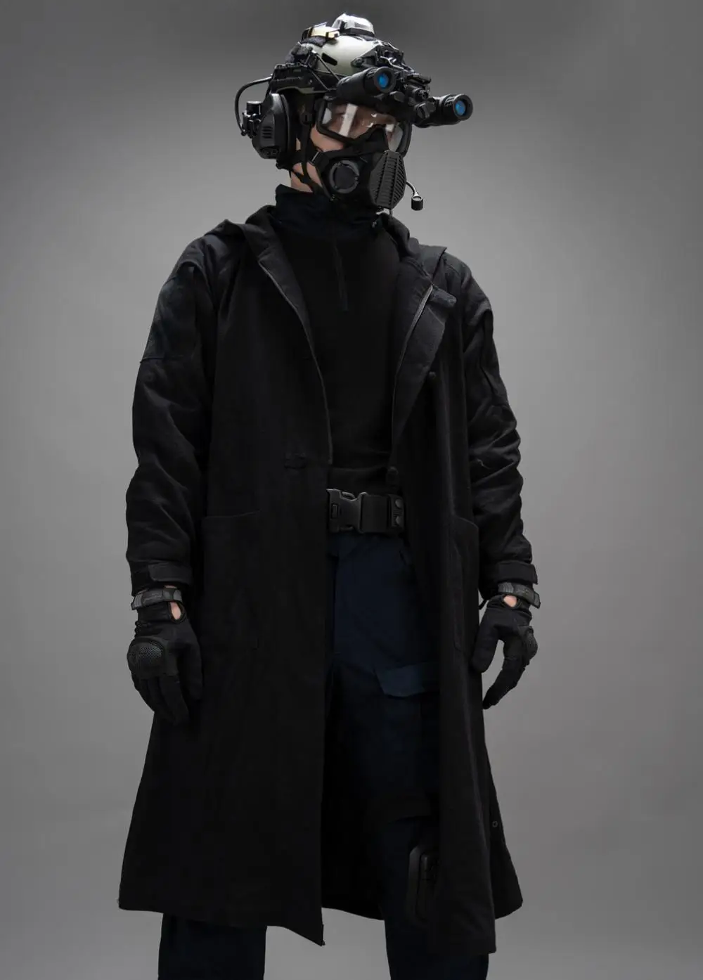 TRN-SKY bata de laboratorio mejorada 100% algodón vestido de crepé de imitación bata ropa de caza equipo táctico - imagen 3