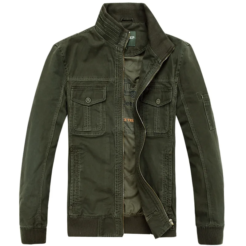 Chaqueta militar de alta calidad para hombre, cortavientos, Bomber, informal, talla M-3XL, primavera y otoño - imagen 4