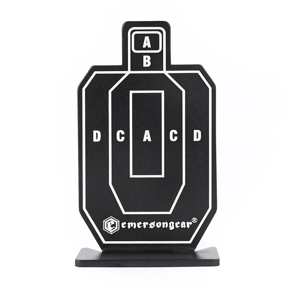 Emersongear-MINI placa táctica de aluminio IDPA, caza, senderismo, combate, Camping, pantalla de objetivos, juego de tiro en interiores - imagen 2