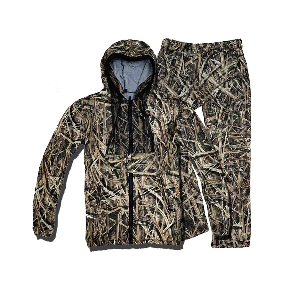 Primavera otoño caña camuflaje biónico caza Ghillie traje de algodón completo transpirable resistente al desgaste ropa deportiva de jungla al aire libre - imagen 5