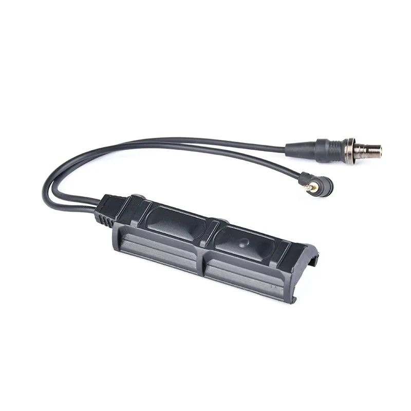 WADSN interruptor de presión Dual remoto, enchufe SF de 2,5mm para PEQ DBAL NGAL M300M600, linterna táctica Airsoft, accesorios de armas de caza - imagen 5