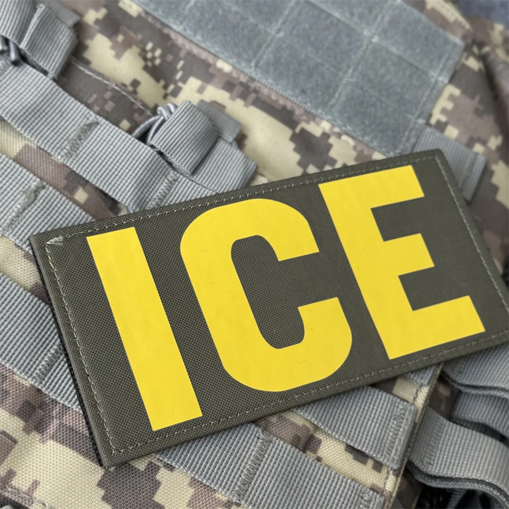 Parche de hielo, insignia de moral táctica, parches de gancho y bucle impresos para ropa, equipo militar, pegatina para casco - imagen 4