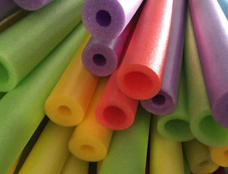 Tubo de protección de algodón perlado de colores, tubo de goma de esponja de algodón perlado, funda de protección hueca de alta densidad, 1M - imagen 2