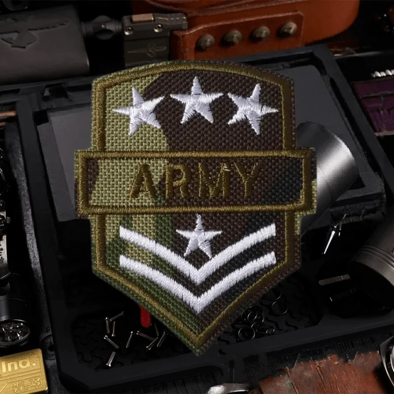 Parche bordado 3D táctico para sombreros, insignia de moral con gancho y bucle, pegatina decorativa para mochila, brazalete, parches para planchar para ropa - imagen 4