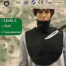 UE EN388 CE nivel 5 protección del cuello multifuncional resistente a cortes equipo de protección Flexible bufanda de cuello anticorte para exteriores