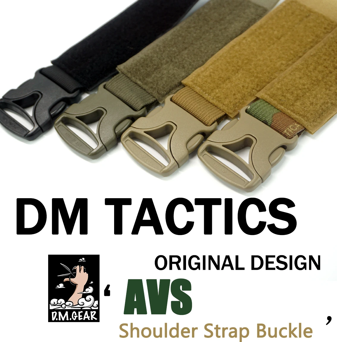 DMGear Equipo peludo Emerson AVS TMC AVS Chaleco táctico Hebilla de hombro Hebilla de liberación rápida - imagen 2