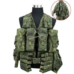 Chaleco táctico de 3. a generación 6sh117, portaherramientas de carga de combate del comandante pelotón, camuflaje EMR, equipo de transporte para caza al aire libre