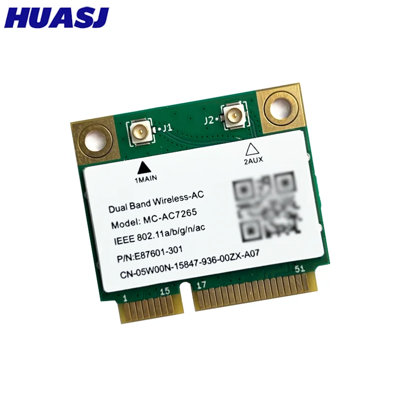 Tarjeta de red inalámbrica MC-AC7265 7265 802.11ac 2,4G 5Ghz 1200Mbps Bluetooth 4,2 Mini tarjeta Wifi PCI-E para ordenador portátil 7260HMW - imagen 3