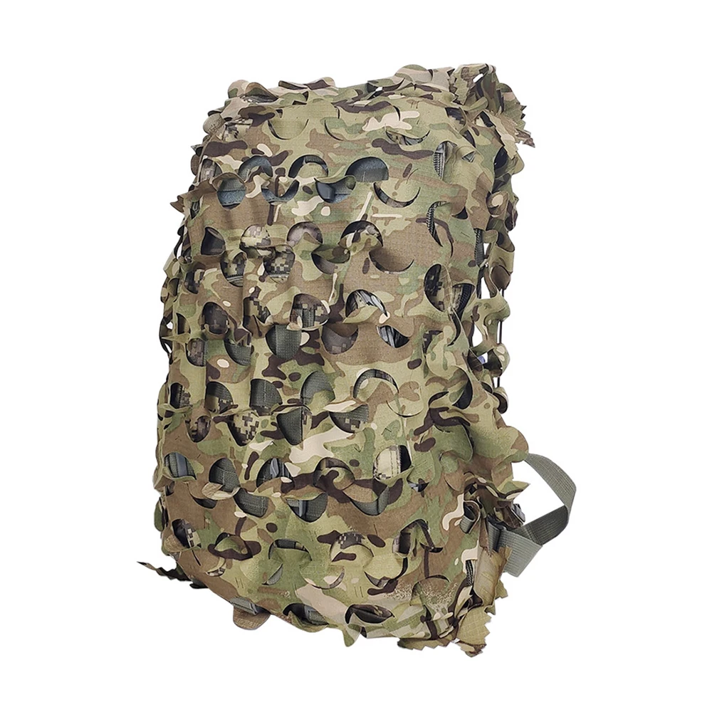 Ghillie-funda de camuflaje 3D para mochila, bolsa de caza, accesorios, 60L - imagen 2