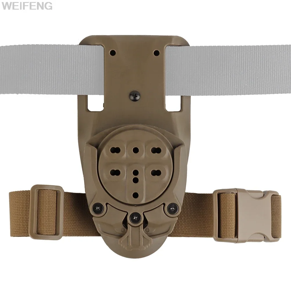Adaptador de funda para pistola Drop Leg, paleta con rotación de 360 grados, funda para pistola, plataforma, Kit de liberación rápida, adaptador de funda para GL 17 M9 - imagen 4