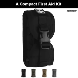 MOLLE Botiquín de primeros auxilios Bolsa médica de 2 vías V2 Bolsa médica compacta con cuerda de acceso rápido para actividades al aire libre