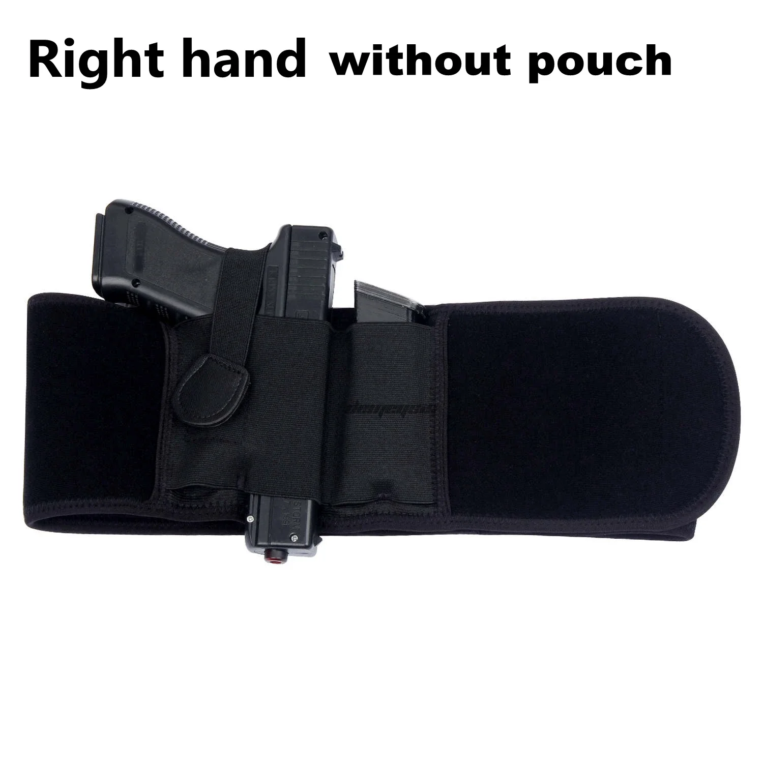 black without pouch