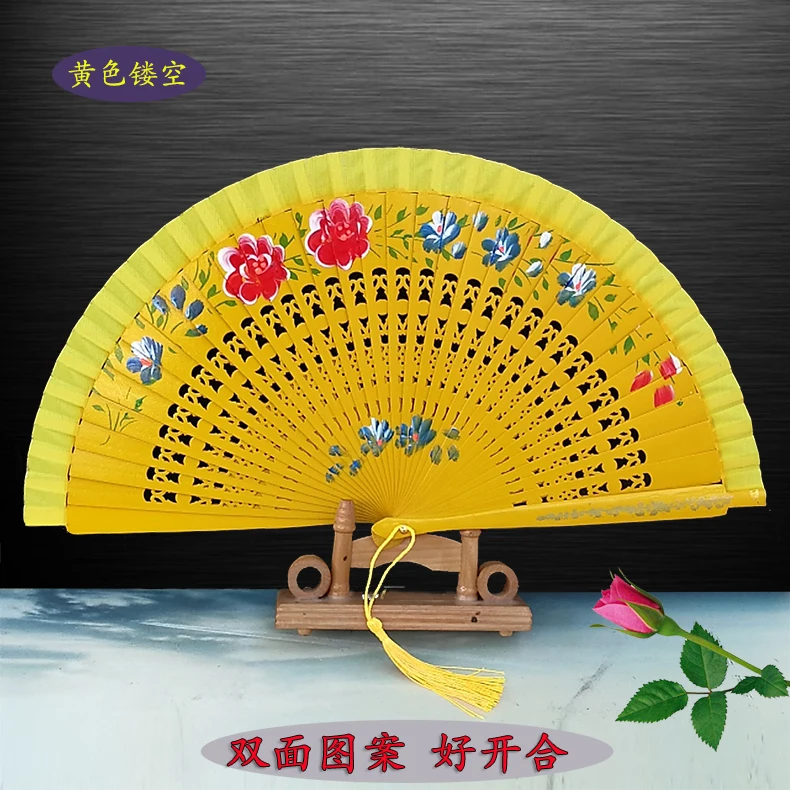 Abanico de baile elegante estilo tradicional cheongsam para mujer - imagen 3