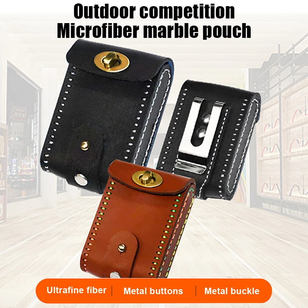 Bolsa de bolas de acero para tirachinas, bolsa táctica para munición, soporte de almacenamiento magnético con Clip de Metal giratorio, bolsa de tiro al aire libre - imagen 4