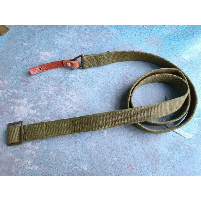1 pieza de accesorios de correas de eslinga de lona del ejército táctico militar de excedente táctico antiguo