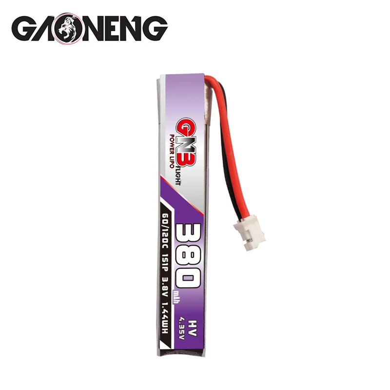 1-10 Uds GNB 1S 380mAh HV 3,8 V 60C/120C batería Lipo para RC FPV pequeño Drone Quadcopter piezas de helicóptero 3,8 V batería recargable - imagen 5