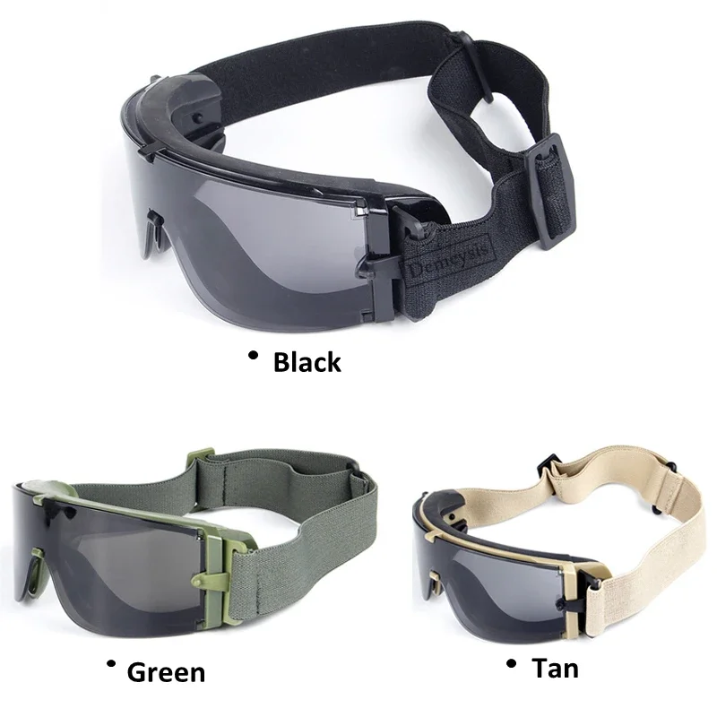 Gafas tácticas Airsoft, gafas de sol tácticas, gafas de senderismo, gafas de Paintball al aire libre - imagen 3
