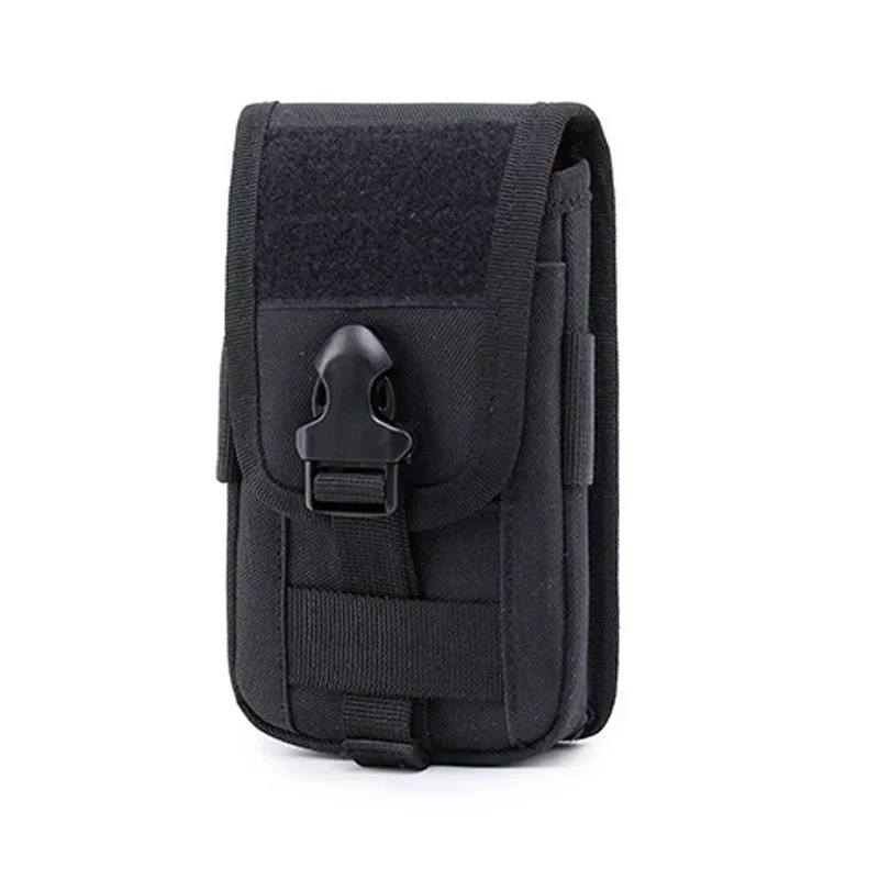 Bolsa para teléfono Molle para hombre, billetera táctica de doble capa para exteriores, riñonera, accesorio EDC, cinturón, riñonera Molle para caza - imagen 2