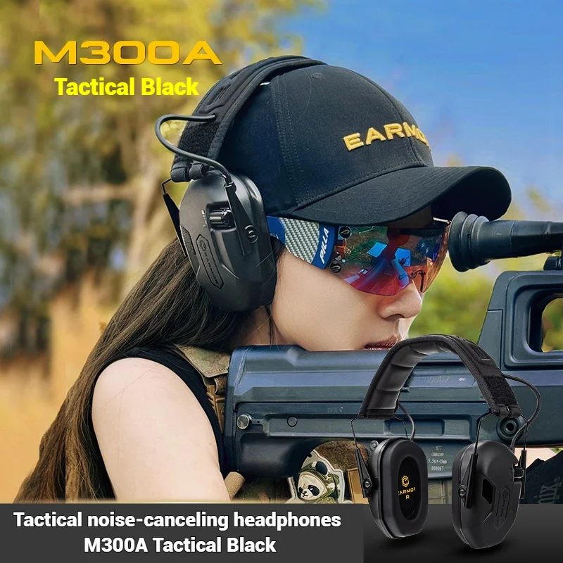EARMOR M300T/M300A auriculares tácticos con reducción de ruido para disparar auriculares Bluetooth dedicados equipo para exteriores plegables - imagen 2