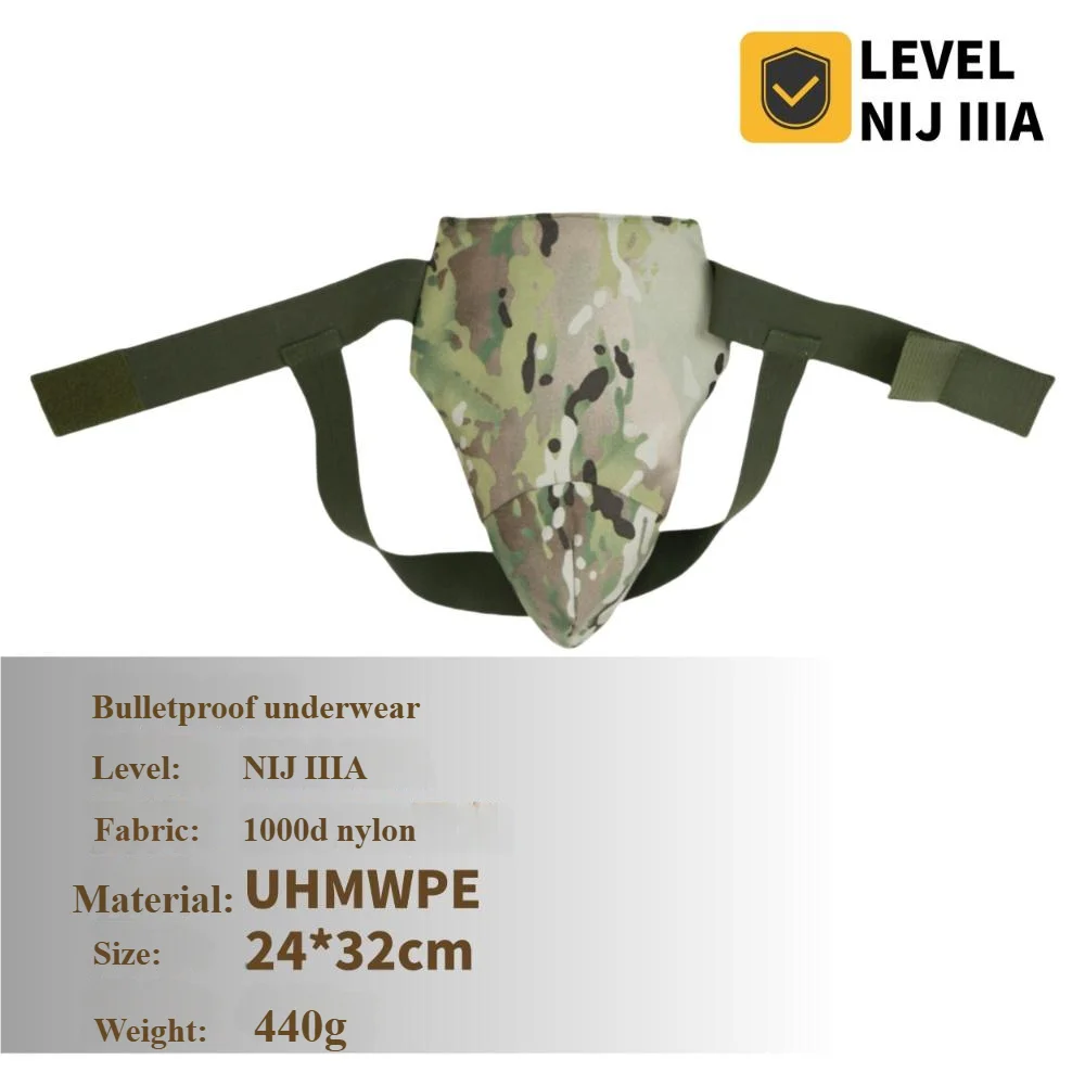 Real NIJ IIIA PE 9mm.44mag supervivencia autodefensa ocultación táctica ropa interior protección a prueba de balas calzoncillos tácticos - imagen 3