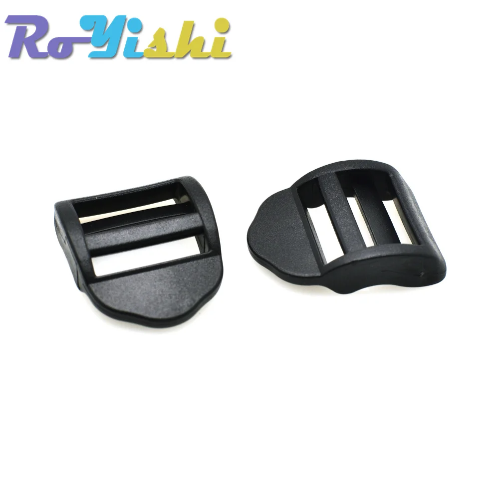 Hebilla de liberación deslizante de bloqueo de escalera negra de plástico para correas de mochila, 20mm, 25mm, 32mm, 38mm - imagen 4