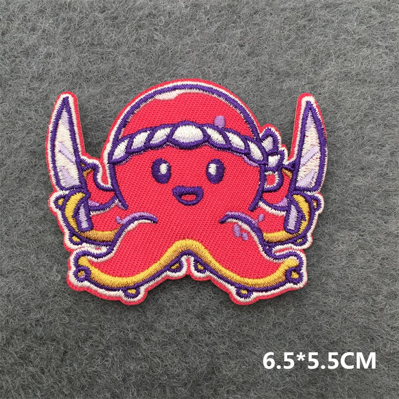 Parches bordados de Anime para ropa de niños, parches para planchar DIY, bonitos parches de dibujos animados para ropa, pegatinas, insignias - imagen 4