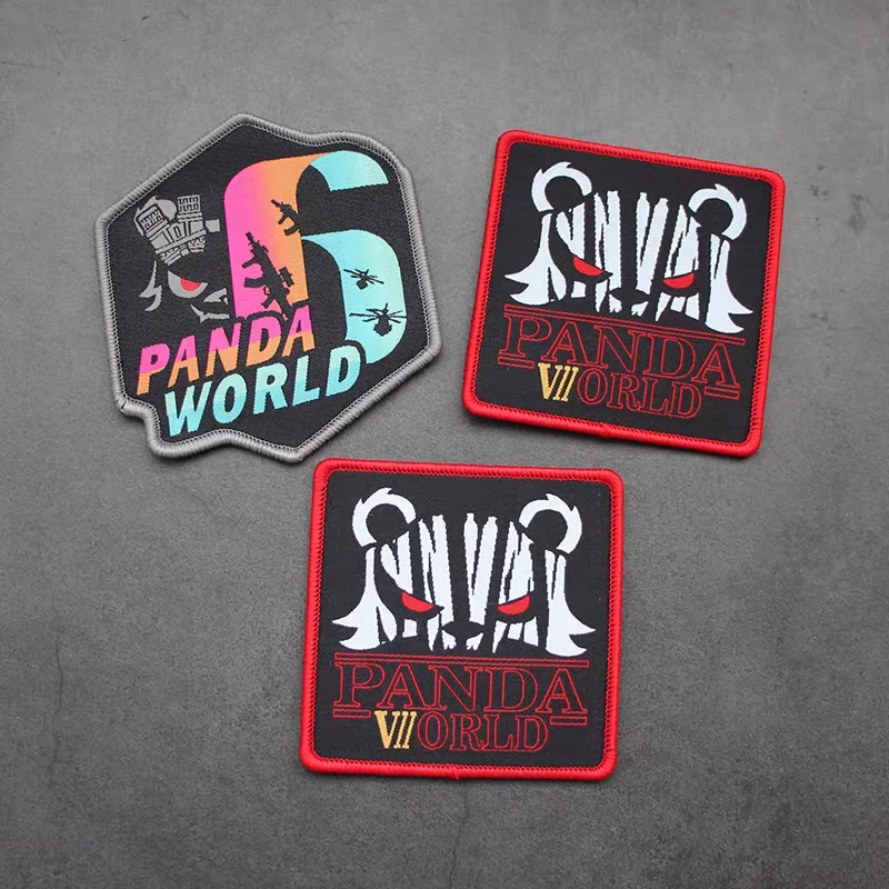Parche bordado táctico Panda World 6 Tactics para mochila