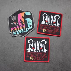 Parche bordado táctico Panda World 6 Tactics para mochila