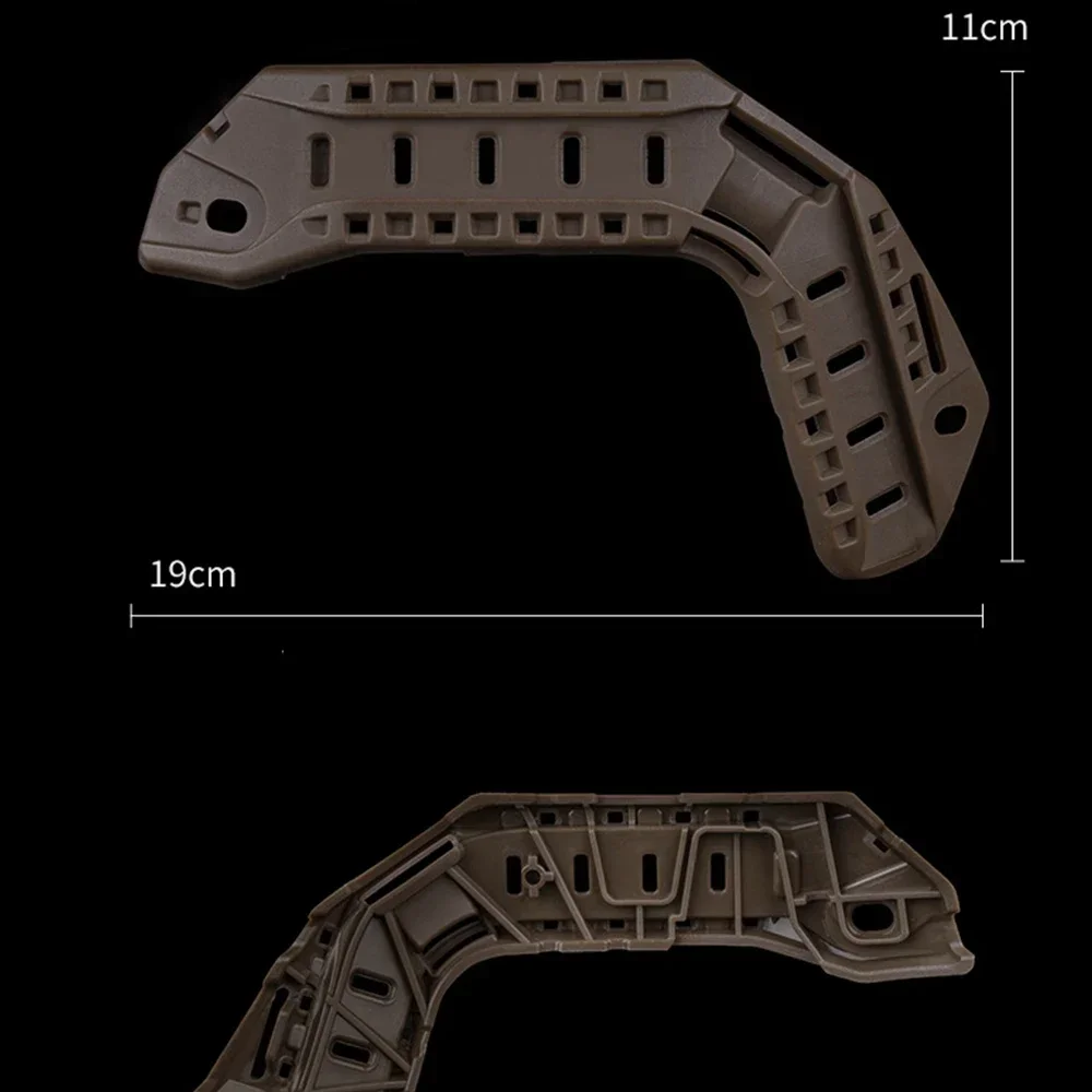 Sistema de suspensión interior para casco, cascos CS de caza y tiro, riel de arco 3,0, adaptador de riel de Paintball para casco de corte alto FAST SF - imagen 5