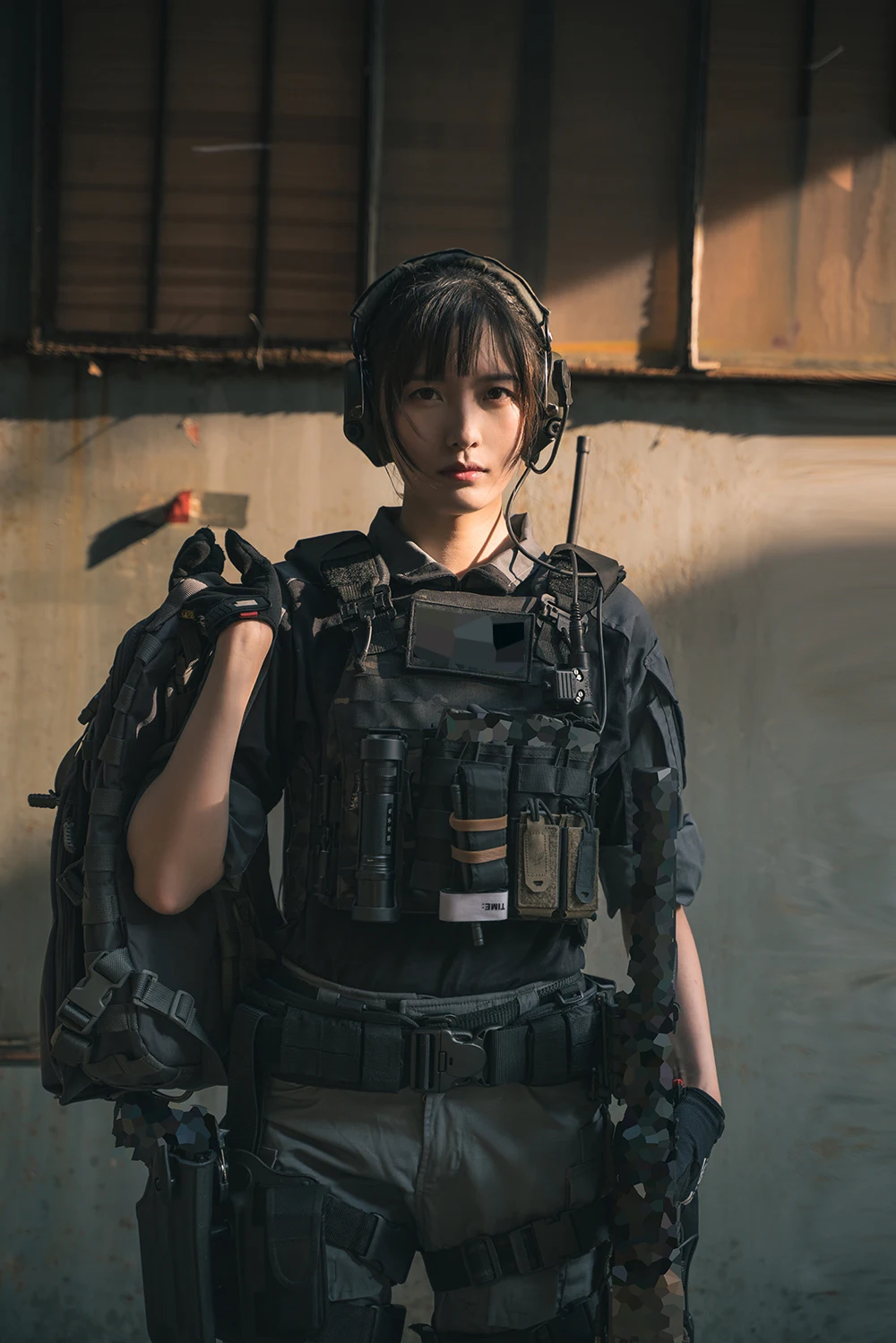 TRN traje de combate de largo plazo WG gris negro GEN3, traje de rana transpirable, entrenamiento al aire libre - imagen 4