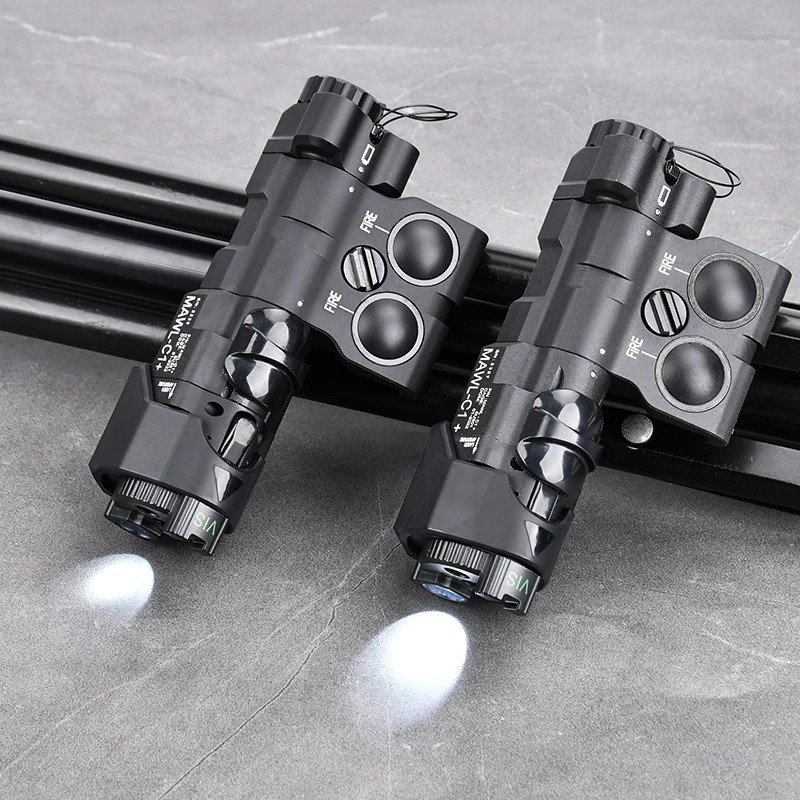 WADSN-linterna láser táctica MAWL C1 +, rojo, verde, azul, IR, LED blanco e infrarrojo, lámpara de caza, equipo Airsoft apto para sistema de 20MM