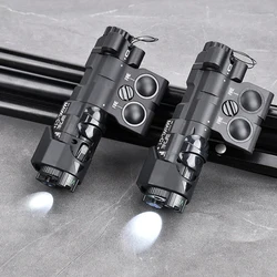 WADSN-linterna láser táctica MAWL C1 +, rojo, verde, azul, IR, LED blanco e infrarrojo, lámpara de caza, equipo Airsoft apto para sistema de 20MM