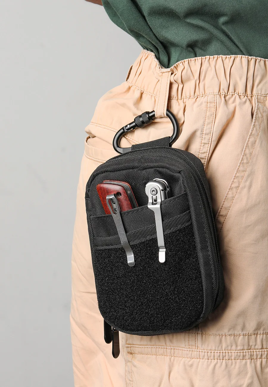 Bolsa organizadora de herramientas táctica EDC para deportes al aire libre, bolsa de almacenamiento de llaves y tarjetas de bolígrafo de gran capacidad, bolsa de bolsillo para ciclismo, senderismo y Camping - imagen 5