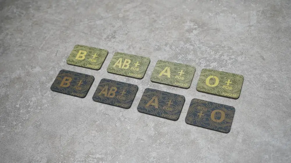 Placa K para el contorno de la sangre, insignia mágica - imagen 3