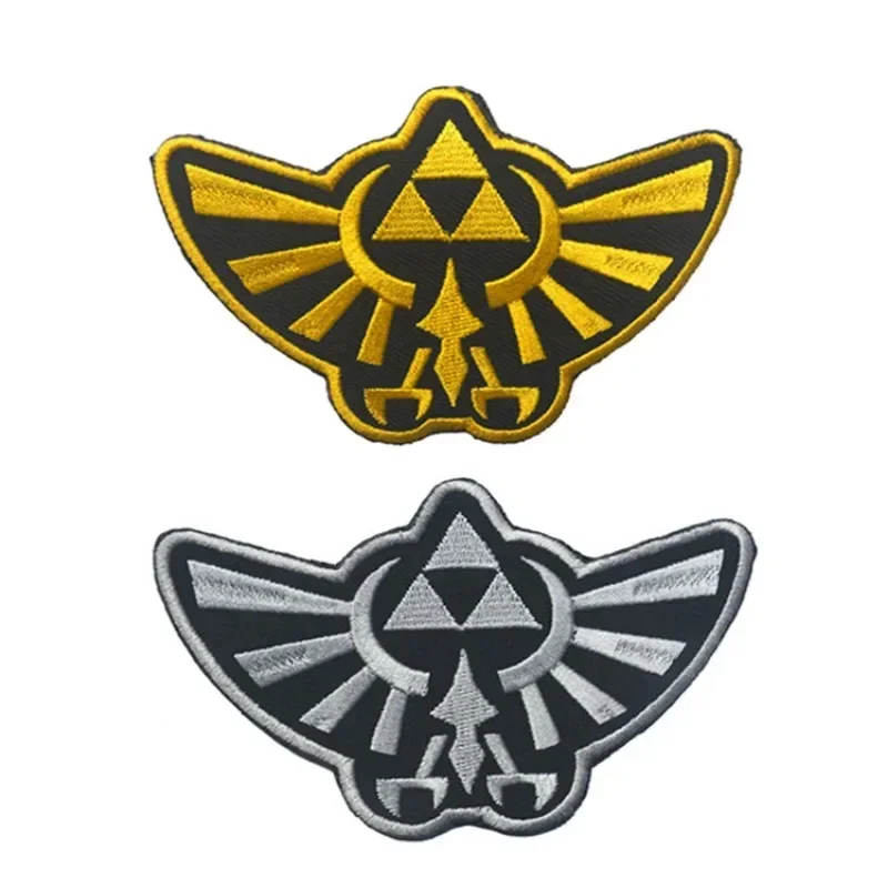 Parche bordado con alas de Leyendas de Zelda, brazaletes con logotipo real, emblema táctico con gancho y bucle, insignias militares, sombreros, pegatinas para ropa - imagen 5