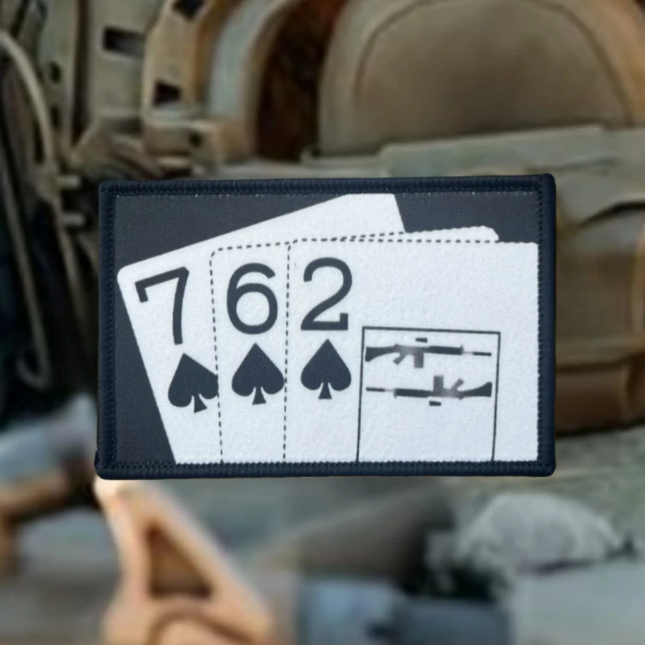 762 naipes divertido insignia de moral parches impresos para ropa táctica militar soldado brazalete gancho bucle mochila pegatinas - imagen 3