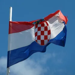 Bandera de Croacia Poliéster resistente para exterior