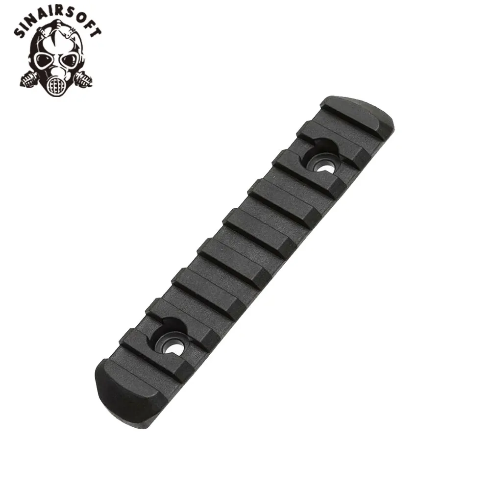 4 unids/set de plástico Picatinny Weaver Rail segmento guardamanos sección de riel para M-LOK instalar linternas, etc. Accesorios de caza - imagen 5