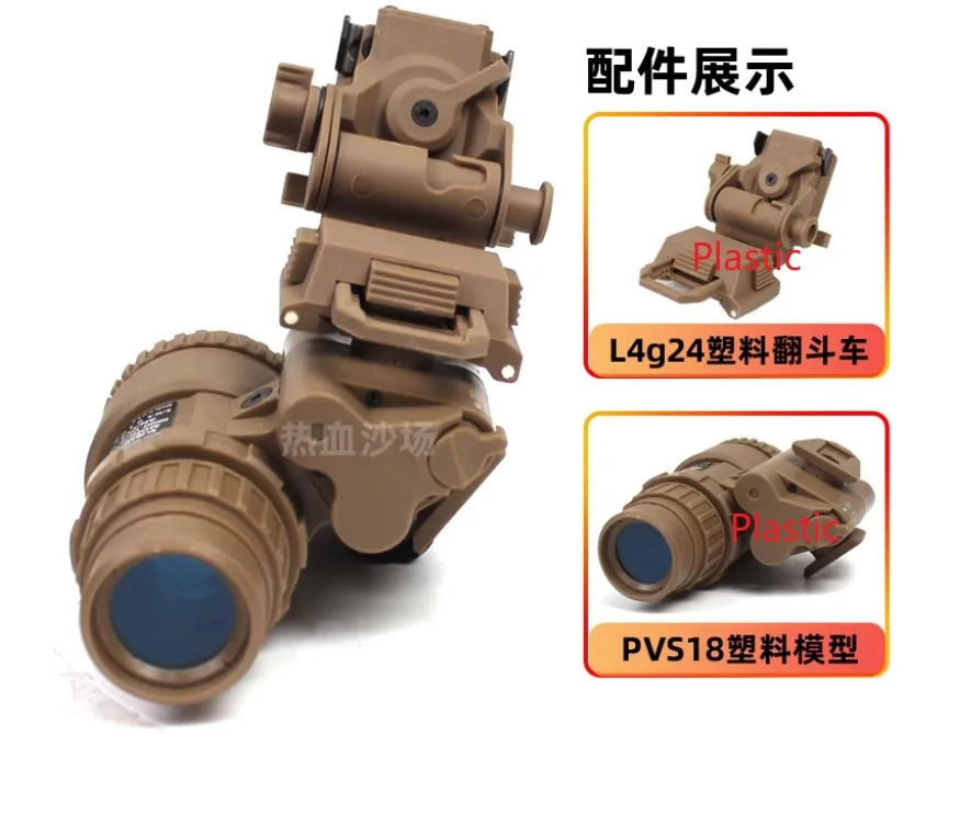 PVS18 NVG soporte de montaje táctico para visor simulado no funcional - imagen 5