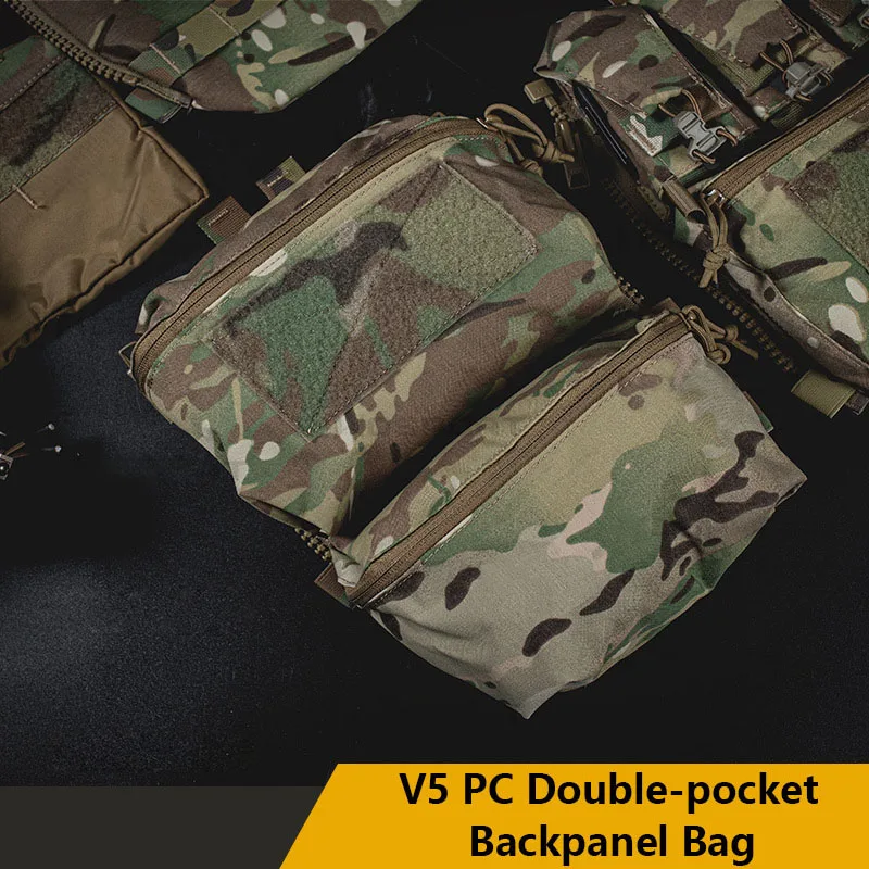 Combinación de entrenamiento de expansión multifuncional, mochila desmontable, equipo táctico ligero, panel trasero de doble bolsa V5 PC - imagen 2